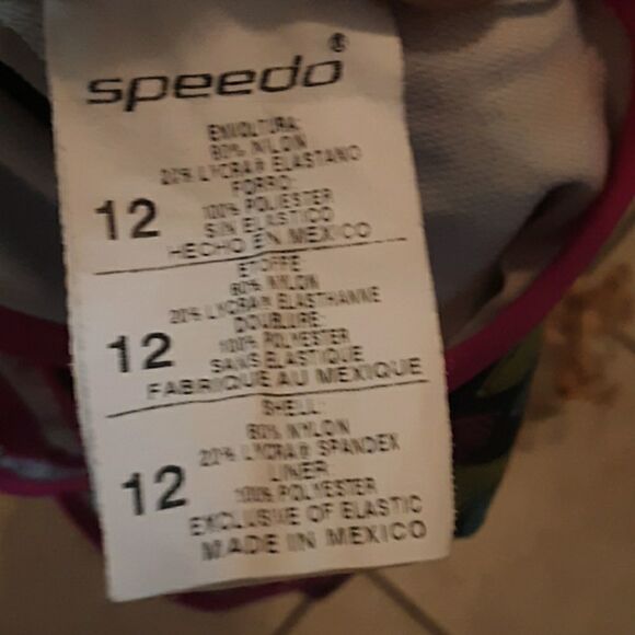 SPEEDO ONE PIECE GIRLS MULTICOLOR HEART SUNGLASSES RACERBACK SWIMSUIT 12 - Picture 7 of 7